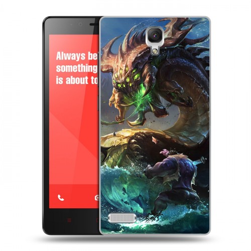 Дизайнерский силиконовый чехол для Xiaomi RedMi Note League of Legends