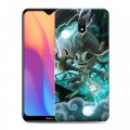 Дизайнерский силиконовый с усиленными углами чехол для Xiaomi RedMi 8A League of Legends