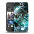 Дизайнерский пластиковый чехол для HTC Desire 300 League of Legends