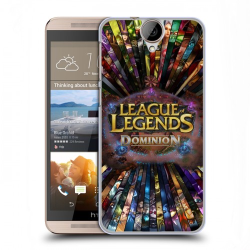 Дизайнерский пластиковый чехол для HTC One E9+ League of Legends