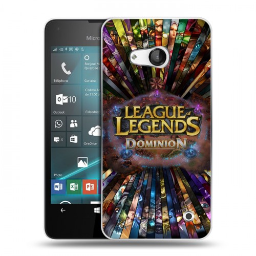 Дизайнерский пластиковый чехол для Microsoft Lumia 550 League of Legends