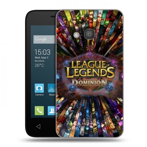 Дизайнерский силиконовый чехол для Alcatel One Touch Pixi 4 (4) League of Legends