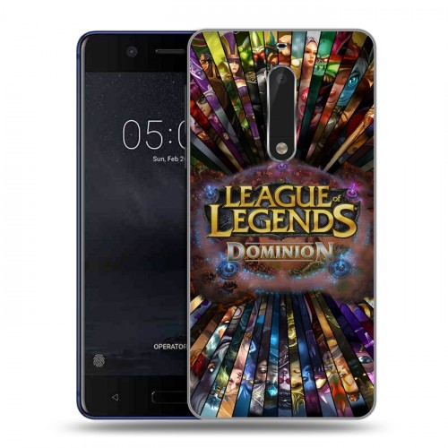 Дизайнерский пластиковый чехол для Nokia 5 League of Legends