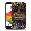 Дизайнерский пластиковый чехол для LG Stylus 3 League of Legends