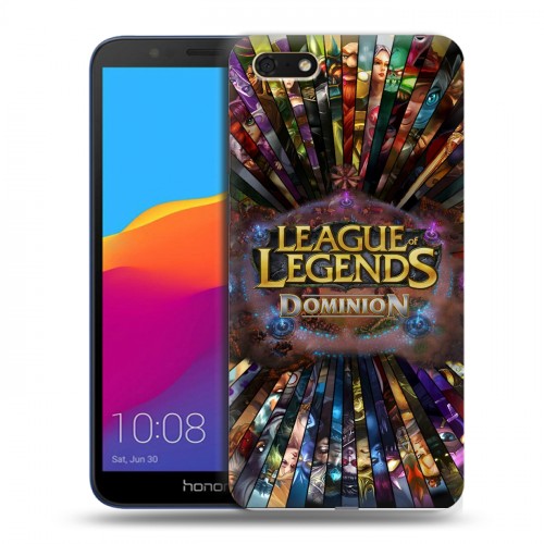 Дизайнерский пластиковый чехол для Huawei Honor 7A League of Legends