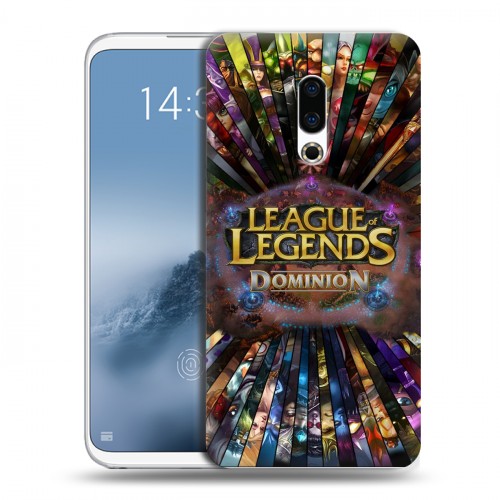 Дизайнерский силиконовый чехол для Meizu 16th Plus League of Legends