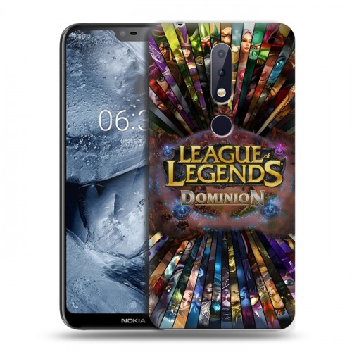 Дизайнерский пластиковый чехол для Nokia 6.1 Plus League of Legends