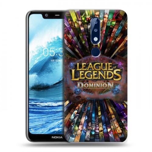 Дизайнерский пластиковый чехол для Nokia 5.1 Plus League of Legends