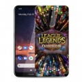 Дизайнерский силиконовый чехол для Nokia 3.2 League of Legends