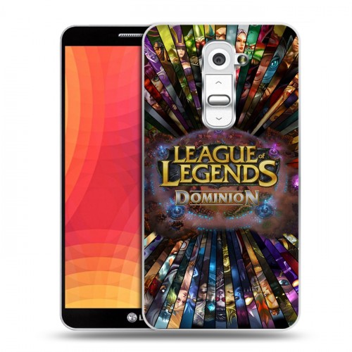 Дизайнерский пластиковый чехол для LG Optimus G2 League of Legends