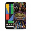 Дизайнерский пластиковый чехол для Google Pixel 4 League of Legends