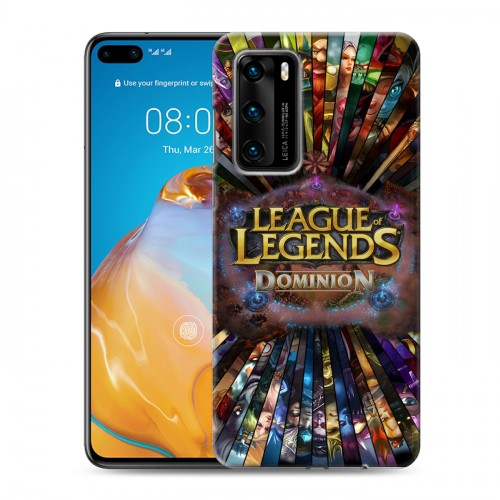 Дизайнерский пластиковый чехол для Huawei P40 League of Legends