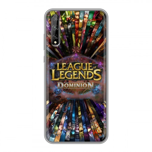 Дизайнерский силиконовый чехол для Huawei Y8p League of Legends