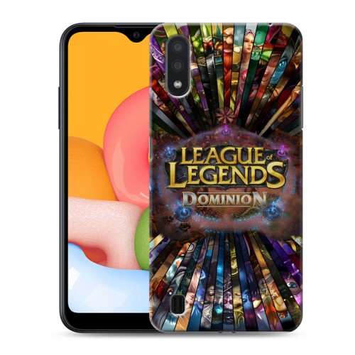 Дизайнерский силиконовый чехол для Samsung Galaxy M01 League of Legends