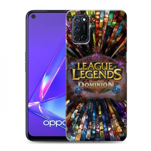 Дизайнерский пластиковый чехол для OPPO A52 League of Legends