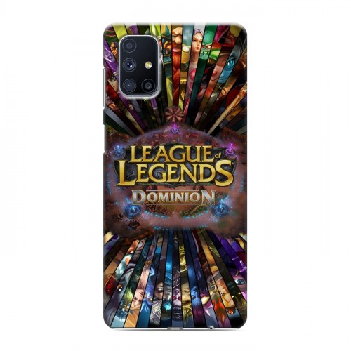 Дизайнерский пластиковый чехол для Samsung Galaxy M51 League of Legends