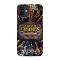 Дизайнерский силиконовый чехол для Iphone 12 League of Legends