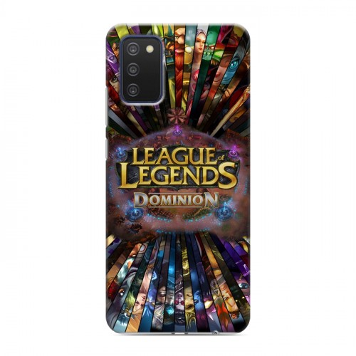 Дизайнерский силиконовый с усиленными углами чехол для Samsung Galaxy A03s League of Legends