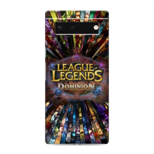 Дизайнерский силиконовый с усиленными углами чехол для Google Pixel 6 League of Legends