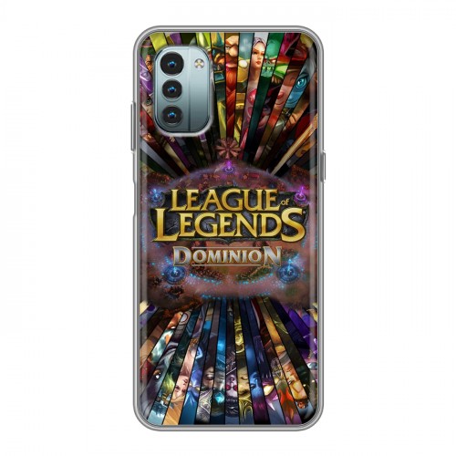 Дизайнерский силиконовый чехол для Nokia G11 League of Legends