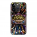 Дизайнерский силиконовый чехол для Iphone 14 Pro League of Legends