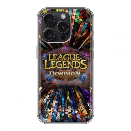 Дизайнерский силиконовый чехол для Iphone 15 Pro League of Legends