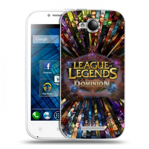 Дизайнерский пластиковый чехол для Lenovo A706 League of Legends