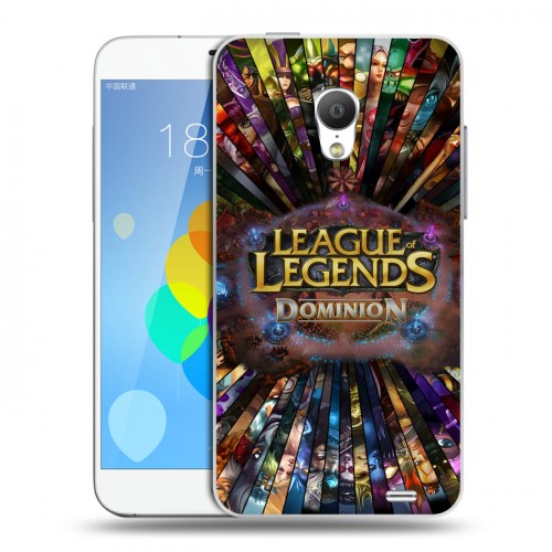 Дизайнерский силиконовый чехол для  Meizu MX3 League of Legends