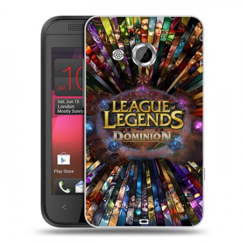 Дизайнерский пластиковый чехол для HTC Desire 200 League of Legends