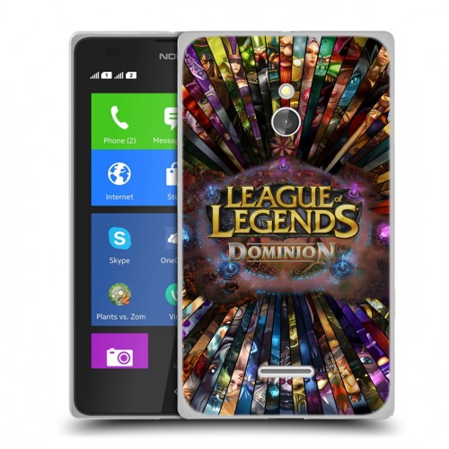 Дизайнерский силиконовый чехол для Nokia XL League of Legends