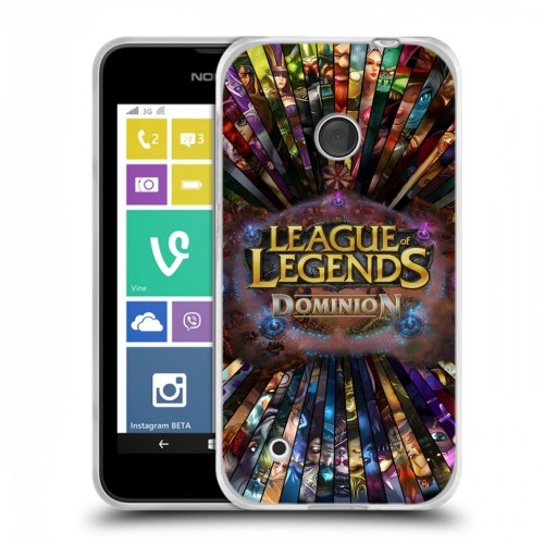 Дизайнерский пластиковый чехол для Nokia Lumia 530 League of Legends