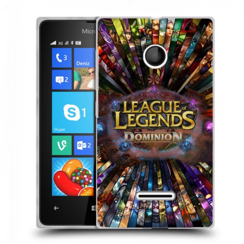 Дизайнерский пластиковый чехол для Microsoft Lumia 435 League of Legends