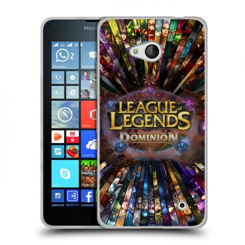 Дизайнерский пластиковый чехол для Microsoft Lumia 640 League of Legends