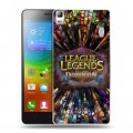 Дизайнерский пластиковый чехол для Lenovo A7000 League of Legends