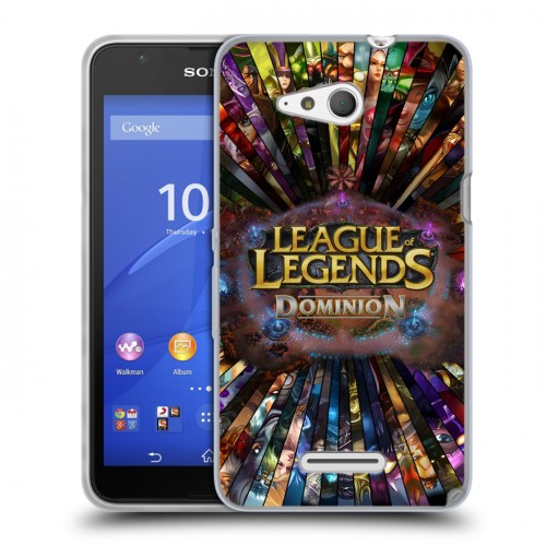 Дизайнерский пластиковый чехол для Sony Xperia E4g League of Legends