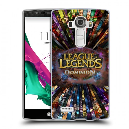 Дизайнерский пластиковый чехол для LG G4 League of Legends