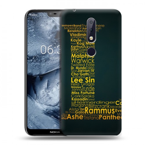 Дизайнерский пластиковый чехол для Nokia 6.1 Plus League of Legends