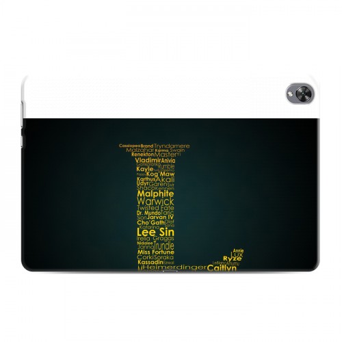 Дизайнерский силиконовый с усиленными углами чехол для Huawei MediaPad M6 10.8 League of Legends