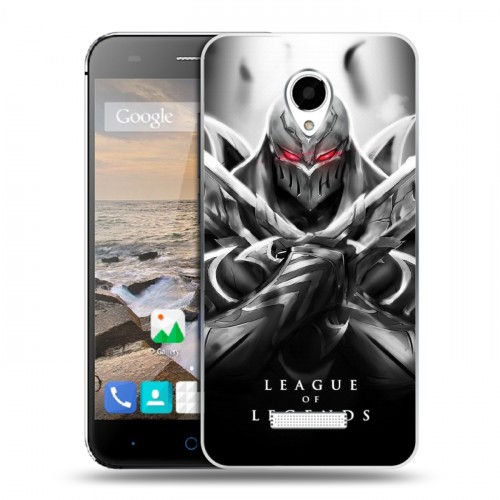 Дизайнерский силиконовый чехол для Micromax Canvas Spark League of Legends