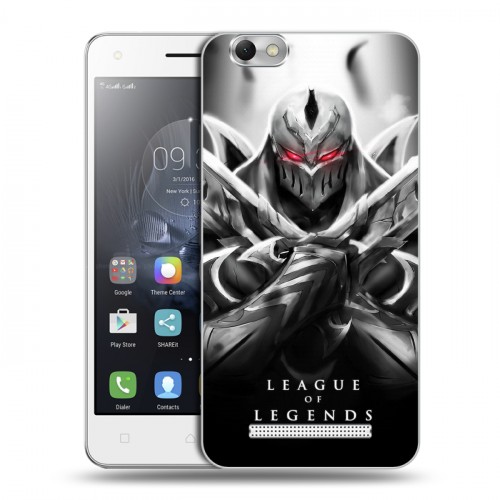 Дизайнерский силиконовый чехол для Lenovo Vibe C League of Legends