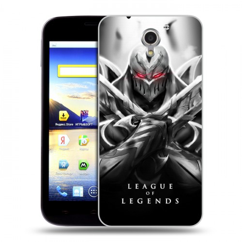 Дизайнерский пластиковый чехол для ZTE Blade A510 League of Legends