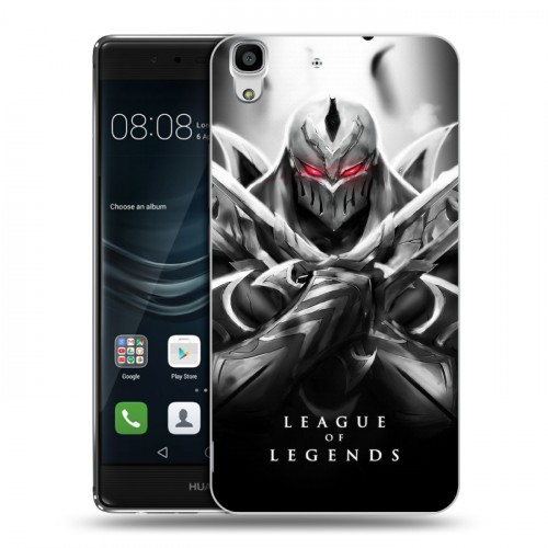 Дизайнерский пластиковый чехол для Huawei Y6II League of Legends