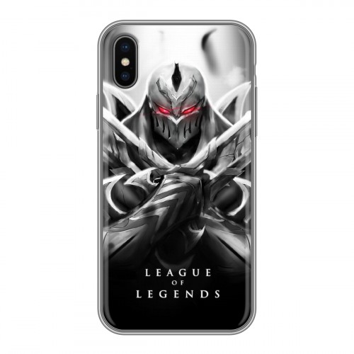 Дизайнерский силиконовый чехол для Iphone x10 League of Legends