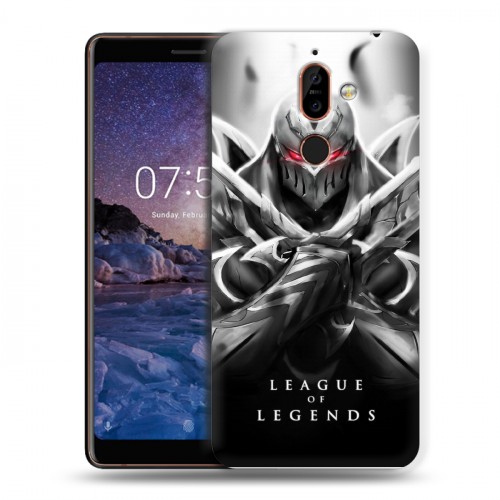 Дизайнерский пластиковый чехол для Nokia 7 Plus League of Legends