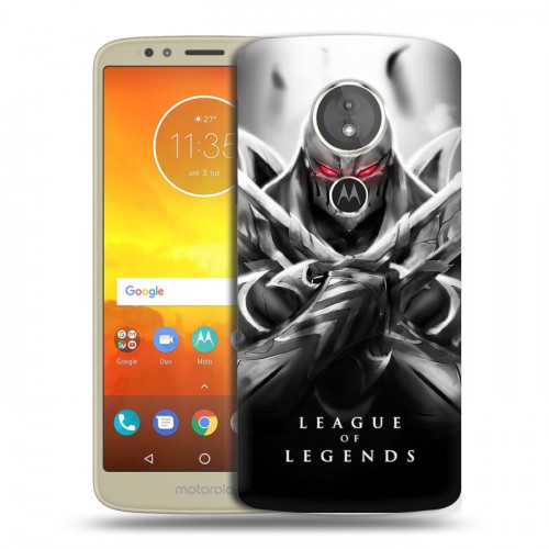 Дизайнерский силиконовый чехол для Motorola Moto E5 League of Legends