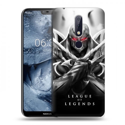 Дизайнерский пластиковый чехол для Nokia 6.1 Plus League of Legends