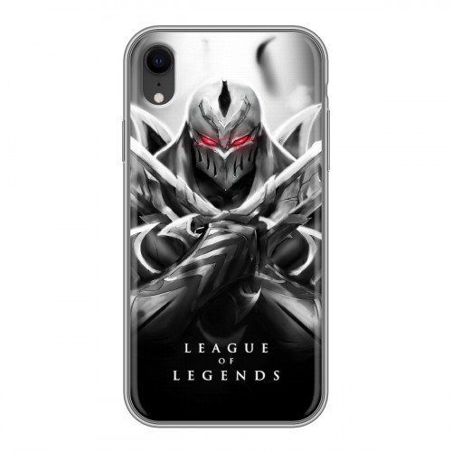 Дизайнерский силиконовый чехол для Iphone Xr League of Legends