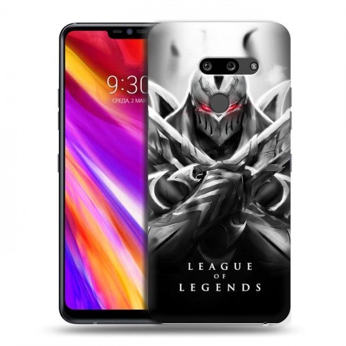 Дизайнерский пластиковый чехол для LG G8 ThinQ League of Legends