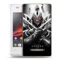 Дизайнерский пластиковый чехол для Sony Xperia E League of Legends