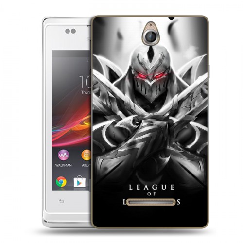 Дизайнерский пластиковый чехол для Sony Xperia E League of Legends